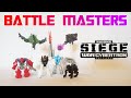 Обзор на TRANSFORMERS SIEGE - Battle Masters (WFC-S1, WFC-S2, WFC-S16, WFC-S17, WFC-S30, WFC-S31)