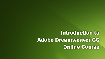 Dreamweaver CC Introduction Class   Part 1