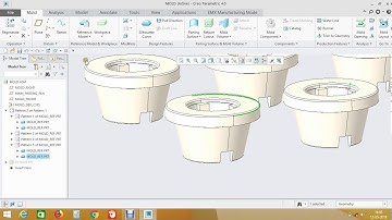 Core and Cavity making  creo4.0 8 cavities