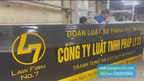 Chuyên thi công lắp đặt biển quảng cáo trên mọi chất liệu