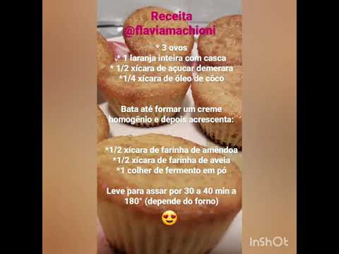 Vídeo: Cupcake De Laranja Grego