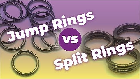 Jump Rings vs Split Rings and How to Open Them - Easy Jewellery Making Techniques