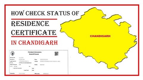 how to check residence certificate status in Chandigarh || Residence certificate ka status Jane