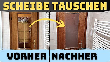 Kann man eine Holztür gegen eine Glastür tauschen?