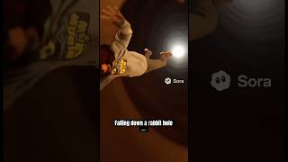 Falling down a rabbit hole - Bryan Tarin Loza #sora #ai