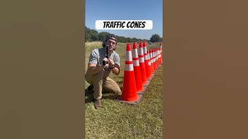 How Many Traffic Cones to Stop a 50 Cal Sniper Rifle?