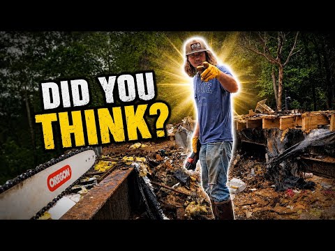 The trailer house is... DEMOLISHED! (DAY 14 15 16 )