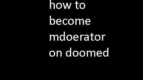 how to become moderator on doomed alpha roblox