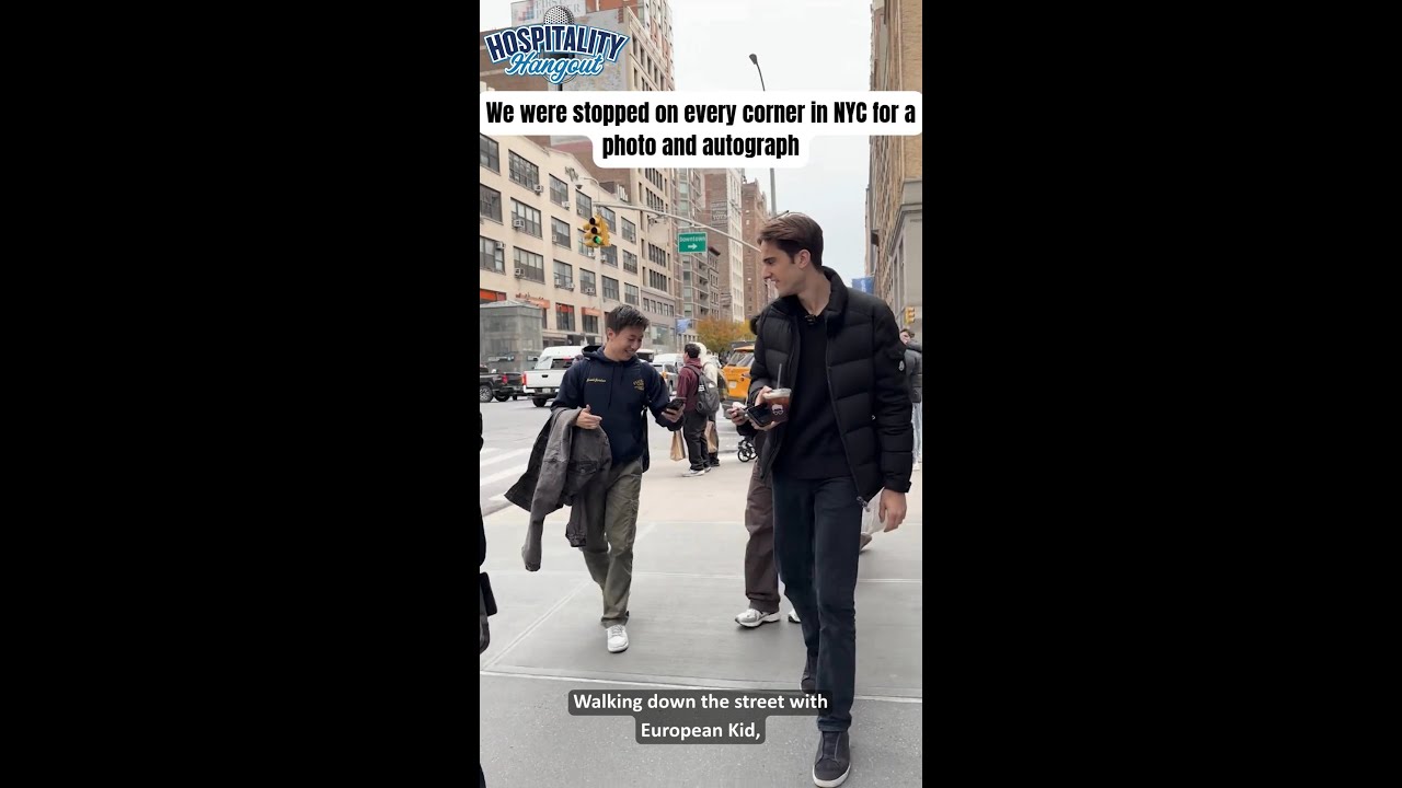 You would think we were walking around NYC with George Clooney