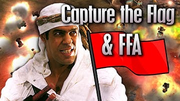 More 2v2v2v2 CTF & FFAs! | C&C Generals Zero Hour