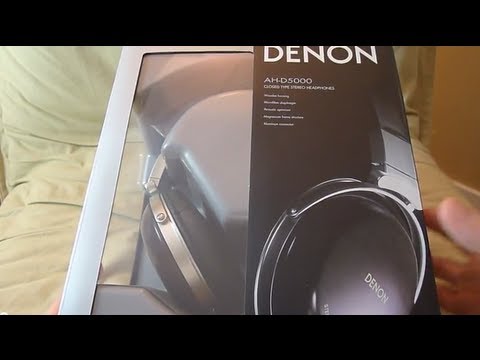 Denon AH-D5000 Headphones Unboxing