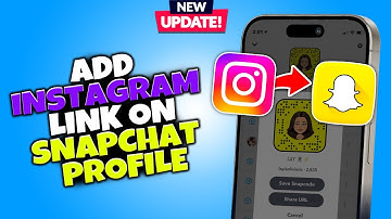 How to add Instagram link on Snapchat public profile bio