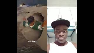 He Swept through a Drain pipe.