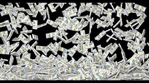 USD Banknotes Falling Down | Motion Graphics template - Envato elements