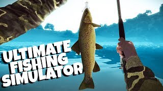 Catching HUGE TROUT! - Ultimate Fishing Simulator Gameplay screenshot 2