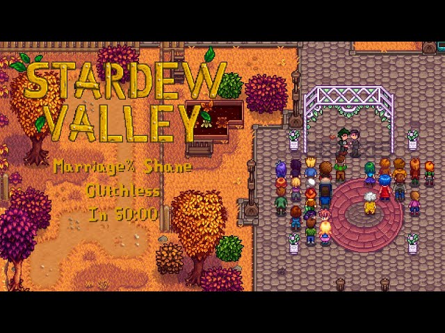 Marriage in 01:25:03.980 by The_Final_Fox - Stardew Valley - Speedrun