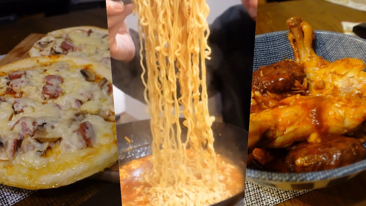 業務スーパーの飯だけでドカ食い1日！コスパ良すぎ、だが当り外れの差激しスギィ【飯テロ】