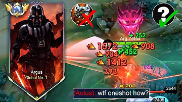 WTF DAMAGE!!! NEW ARGUS ONE SHOT BUILD | ARGUS BEST EMBLEM FOR ONE SHOT!