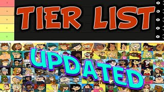 ALL Total Drama Characters RANKED | Tier List (UPDATED)