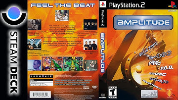 Steam Deck - Amplitude (Quarashi - Baseline) PCSX2 Gameplay and Settings