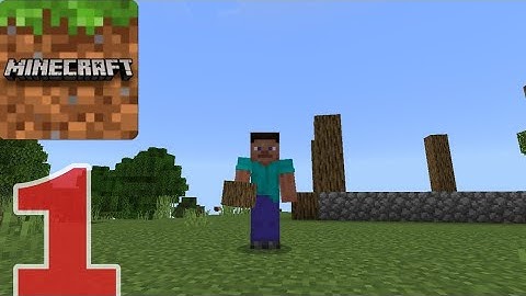 Minecraft: pocket edition  walkthrough gameplay part 1 (Android;iOS)