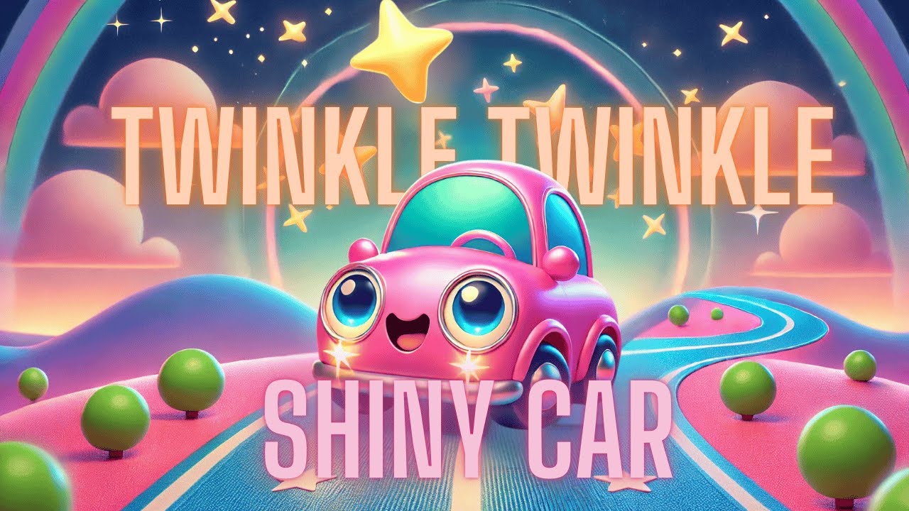 Twinkle, Twinkle, Shiny Car 🚗 | Fun Learning Song for Kids! ✨🎵
