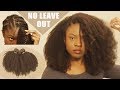 MOST NATURAL Sew-In Weave Tutorial ft. Queen Weave Beauty Coily Curly