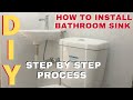 Paano Mag install ng BATHROOM SINK for Beginners | STEP by STEP PROCESS