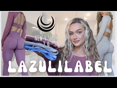 LAZULILABEL NEW V SEAM 2.0 ACTIVEWEAR TRY ON HAUL REVIEW