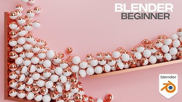 Blender Tutorial Beginner - Rigid Body Simulations | Easy Blender Tutorial