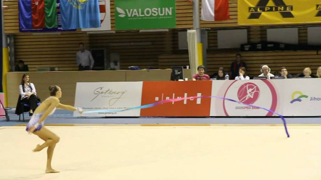Kanaeva Evgeniya - GP Brno 2011 - ribbon