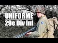  uniforme 29th id  normandie 1944  prsentation duniforme