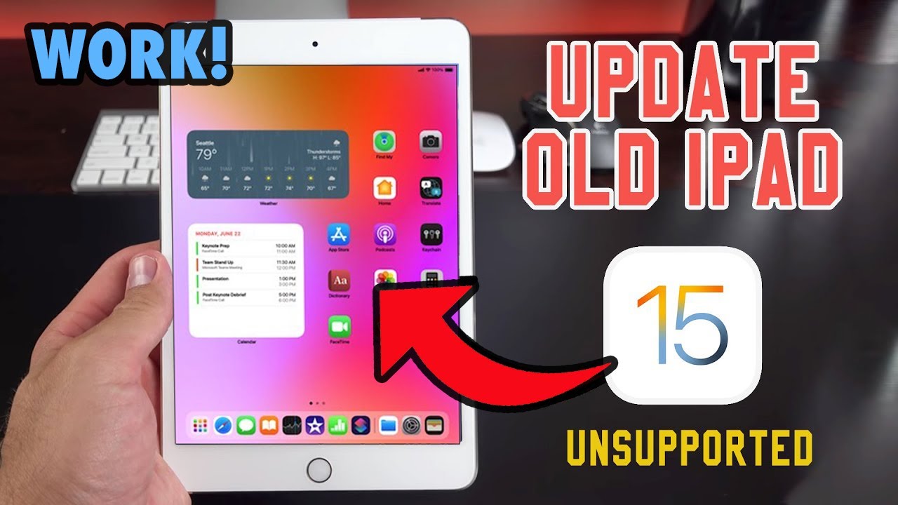 How To Update Old Ipad To Ipados 15 | Install Ios 15 Unsupported Ipad