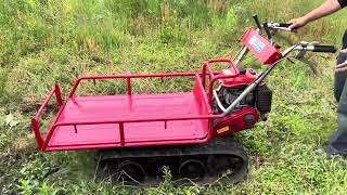 タナカ　MAG-80 乗用運搬車 ガソリン 運搬車 積載 セルスタート　動画あり 確認動画】マメトラ SC-10 クローラーカート 小型 手動 ダンプ