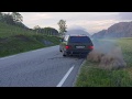 Mercedes S210 270 CDI straight pipe burnout
