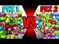 PvZ 1 vs PvZ 2 - Who Will Win? - Plants Vs Zombies 2 Team Plant Vs Team Plant