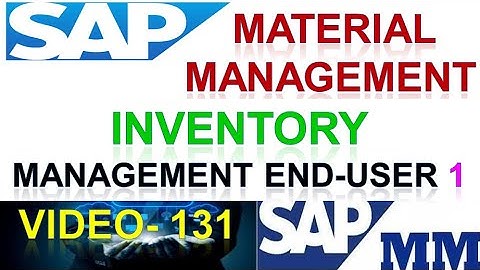 How to Configure Inventory Management End-user in Material Management | sap in mm | DK TECHNOLOGIES