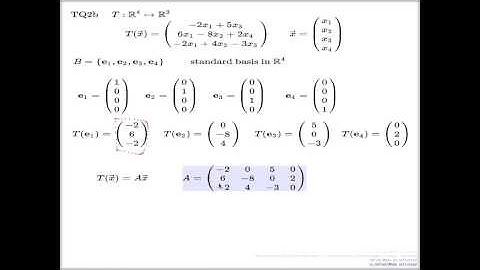 Lecture 16 -- Matrix representation theorem and examples