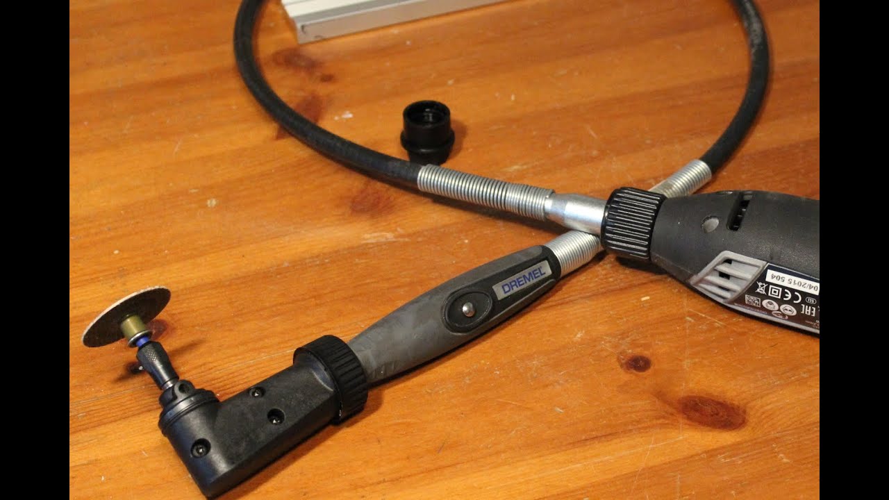 Tip of the day: Dremel right angle to flex shaft 