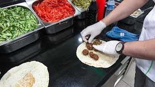 Falafel Sandwich Wraps - Delicious Middle Eastern Street Food in Istanbul