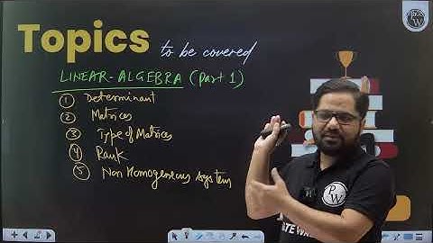 Engineering Mathematics 01 : Linear Algebra 01 | All Branches | ESE Pre & GATE 2026 Crash Course