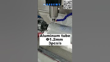 Round aluminum tube auto CNC drilling with DOBEMY machine