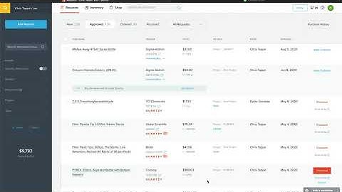 Creating a purchase order