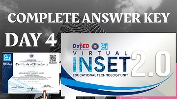 VINSET 2.0 Day 4 Complete Answer Key