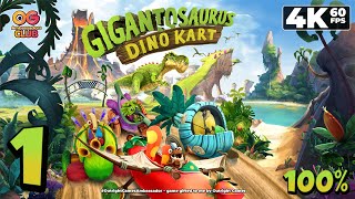 Gigantosaurus: Dino Kart (PC) - 4K60 Walkthrough (Hard Difficulty) Part 1 - Savannah Cup