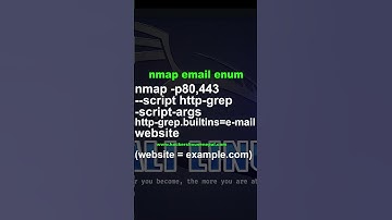 NMAP Email Enumeration Script Lab #cybersecurity #nmap #kalilinux