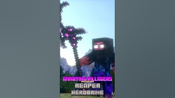 Annoying Villagers - EpicFight Boss: Reaper Herobrine #minecraft #annoyingvillagers #epicfight