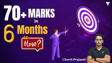 Target 70+ Marks in 6 Months ! How? | GATE 2024 | Sumit Prajapati
