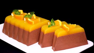 Chocolate And Orange Incredibly Delicious Dessert In 5 Minutes Without Gluten, Without Baking