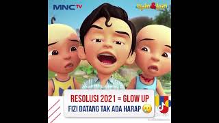 Fizi ngatain Upin Ipin Botak